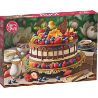CHERRY PAZZI Puzzle Sladké potešenie - torta 1000 dielikov