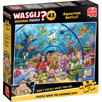JUMBO Puzzle WASGIJ 43: Hrátky v akváriu 1000 dielikov