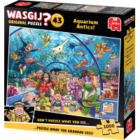 JUMBO Puzzle WASGIJ 43: Hrátky v akváriu 1000 dielikov
