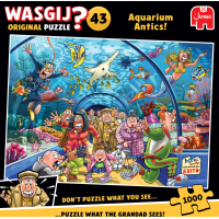 JUMBO Puzzle WASGIJ 43: Hrátky v akváriu 1000 dielikov