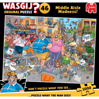 JUMBO Puzzle WASGIJ 46: Šialenstvo strednej uličky 1000 dielikov