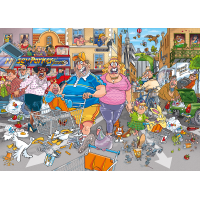 JUMBO Puzzle WASGIJ 46: Šialenstvo strednej uličky 1000 dielikov