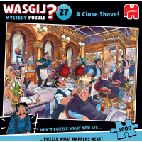 JUMBO Puzzle WASGIJ Mystery 27: Dôkladné oholenie 1000 dielikov