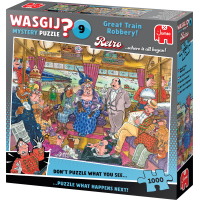 JUMBO Puzzle WASGIJ Mystery 9: Veľká vlaková lúpež 1000 dielikov