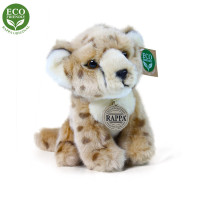 Rappa Plyšový gepard sediaci 18 cm ECO-FRIENDLY