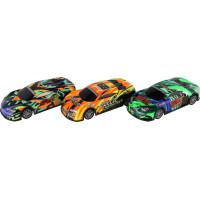 TEDDIES Pretekárske auto RC so svetlom 1ks (mix)