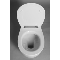 Isvea KAIRO WC sedátko, SLIM, Soft Close, Easy Take, biela 40D10200I