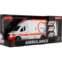 TEDDIES Auto ambulancia 28cm na spätné natiahnutie
