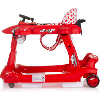 CHIPOLINO Chodítko interaktívne Airplane 3v1 Red