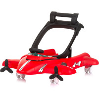 CHIPOLINO Chodítko interaktívne Airplane 3v1 Red
