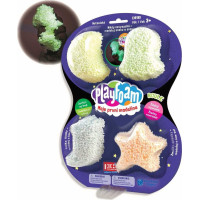 Guľôčková modelína PlayFoam: Sada 1+1 (4 farebné+4 svietiace)