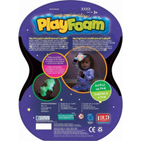 Guľôčková modelína PlayFoam: Sada 1+1 (4 farebné+4 svietiace)