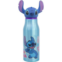STOR Fľaša na pitie hliníková Stitch 690 ml
