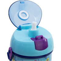 STOR Fľaša na pitie s popruhom Stitch 450 ml