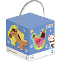 DODO Puzzle Domáce zvieratá 6v1 (2,3,4 dieliky)