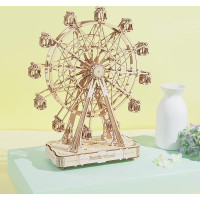 ROBOTIME Rolife 3D drevené puzzle Ruský bicykel (hracia skrinka) 278 dielikov