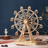 ROBOTIME Rolife 3D drevené puzzle Ruský bicykel (hracia skrinka) 278 dielikov