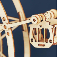 ROBOTIME Rolife 3D drevené puzzle Ruský bicykel (hracia skrinka) 278 dielikov