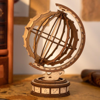 ROBOTIME Rolife 3D drevené puzzle Globus 277 dielikov