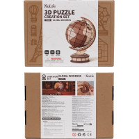 ROBOTIME Rolife 3D drevené puzzle Globus 277 dielikov