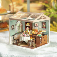 ROBOTIME Rolife DIY House: Čajovňa Sladké dúšky s LED osvetlením 154 dielikov