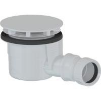 Polysan Vaničkový sifón, priemer 90mm, DN40, krytka biela 17911W