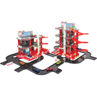 MOCHTOYS Mega garáže - parkovací set s cestou