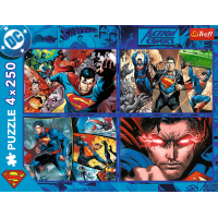 TREFL Puzzle Odvaha Supermana 4x250 dielikov