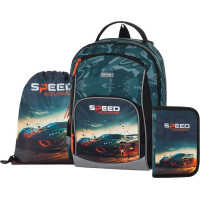 OXYBAG Školský set 3ks OXY GO Auto
