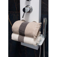 Bavlnený uterák so strapcami FALA - 50x90 cm - 500g/m2 - béžový