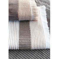 Bavlnený uterák so strapcami FALA - 50x90 cm - 500g/m2 - béžový