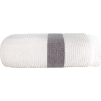 Bavlnený uterák so strapcami FALA - 50x90 cm - 500g/m2 - ecru