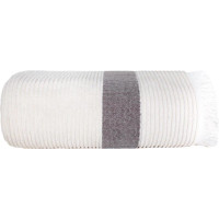 Bavlnený uterák so strapcami FALA - 70x140 cm - 500g/m2 - ecru