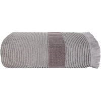 Bavlnený uterák so strapcami FALA - 70x140 cm - 500g/m2 - šedý
