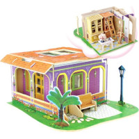 ROBOTIME 3D puzzle Vila snov: Študovňa farebná 104 dielikov