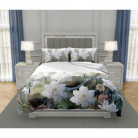 Saténové obliečky NOBILE Lekná - biele - 220x200 cm