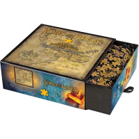 AQUARIUS Štvorcové puzzle Pán prsteňov: Stredozem 1000 dielikov