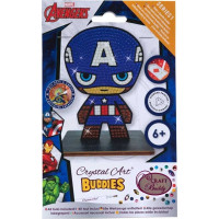 CRYSTAL ART Diamantové maľovanie Avengers: Kapitán Amerika