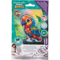 CRYSTAL ART Diamantové maľovanie Jungle: Papagáj
