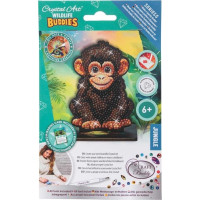 CRYSTAL ART Diamantové maľovanie Jungle: Šimpanz