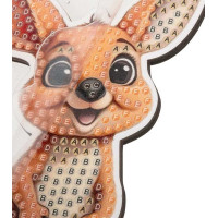 CRYSTAL ART Diamantové maľovanie Na zemi: Kengura