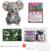 CRYSTAL ART Diamantové maľovanie Na zemi: Koala