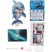 CRYSTAL ART Diamantové maľovanie Oceán: Delfín
