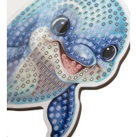 CRYSTAL ART Diamantové maľovanie Oceán: Delfín