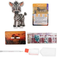 CRYSTAL ART Diamantové maľovanie Safari: Zebra