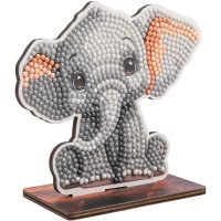 CRYSTAL ART Diamantové maľovanie Safari: Slon