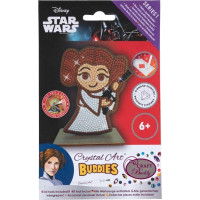 CRYSTAL ART Diamantové maľovanie Star Wars: Princezná Leia