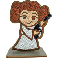 CRYSTAL ART Diamantové maľovanie Star Wars: Princezná Leia