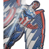CRYSTAL ART Diamantové maľovanie XL Avengers: Falcon