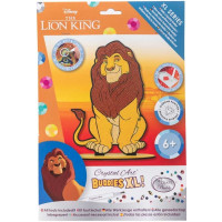 CRYSTAL ART Diamantové maľovanie XL Leví kráľ: Mufasa